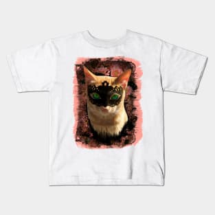 Cat Illustration Kids T-Shirt